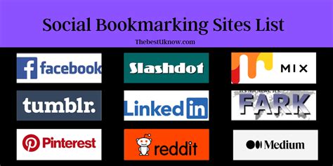 new bookmarking lists 2018|Best Social Bookmarking Sites List {15 Do & No.